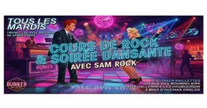 🕺🎶 ATELIER ROCK EVOLUTIF + SOIREE DANSANTE AU BUNKER PAILLETTES dès 19h00! 🎶🔥