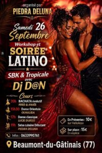 Ateliers Danses et Soirée Latino