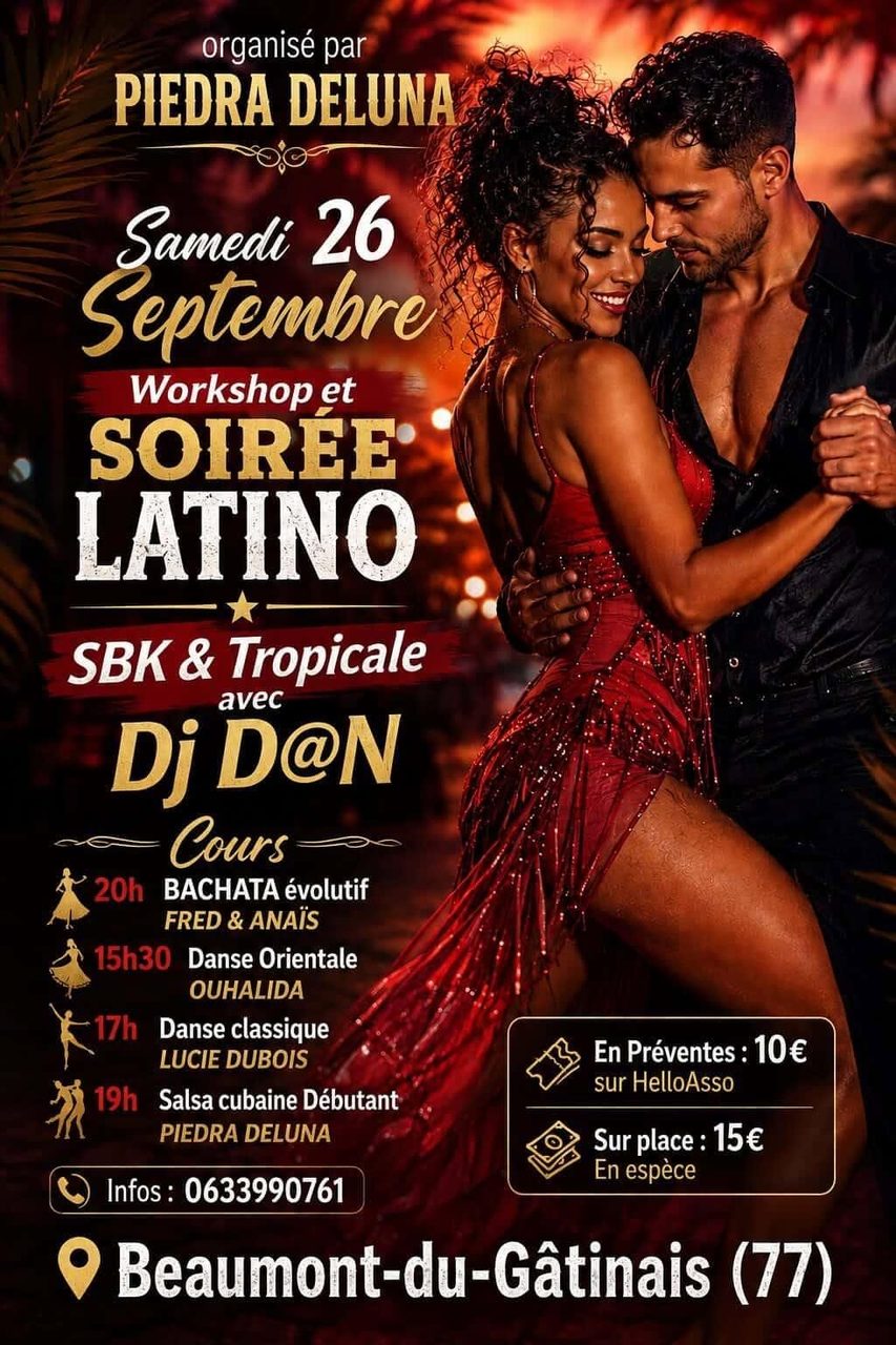Ateliers Danses et Soirée Latino