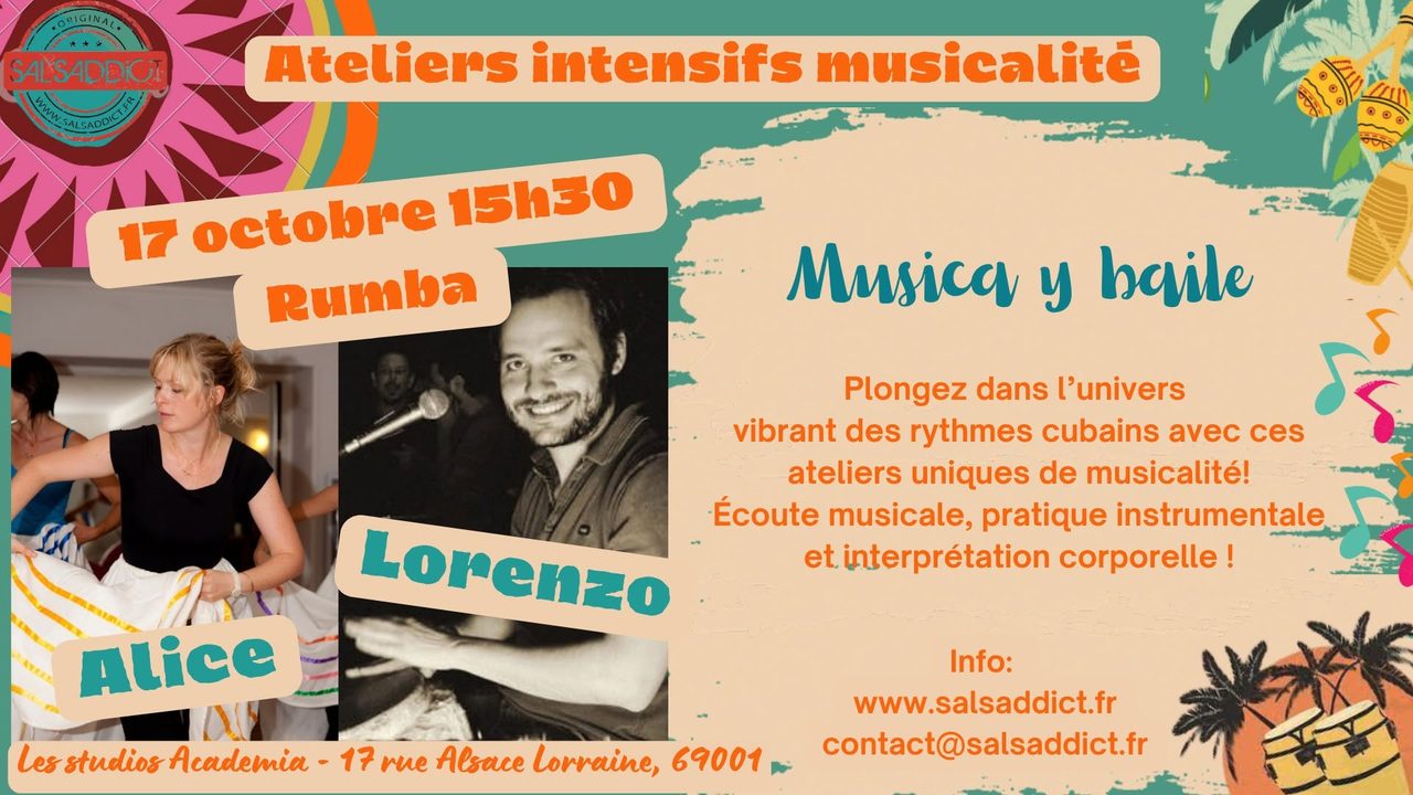 Ateliers intensifs musicalité Musica y baile