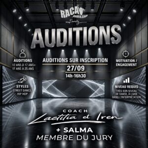 AUDITIONS RACA DANSE