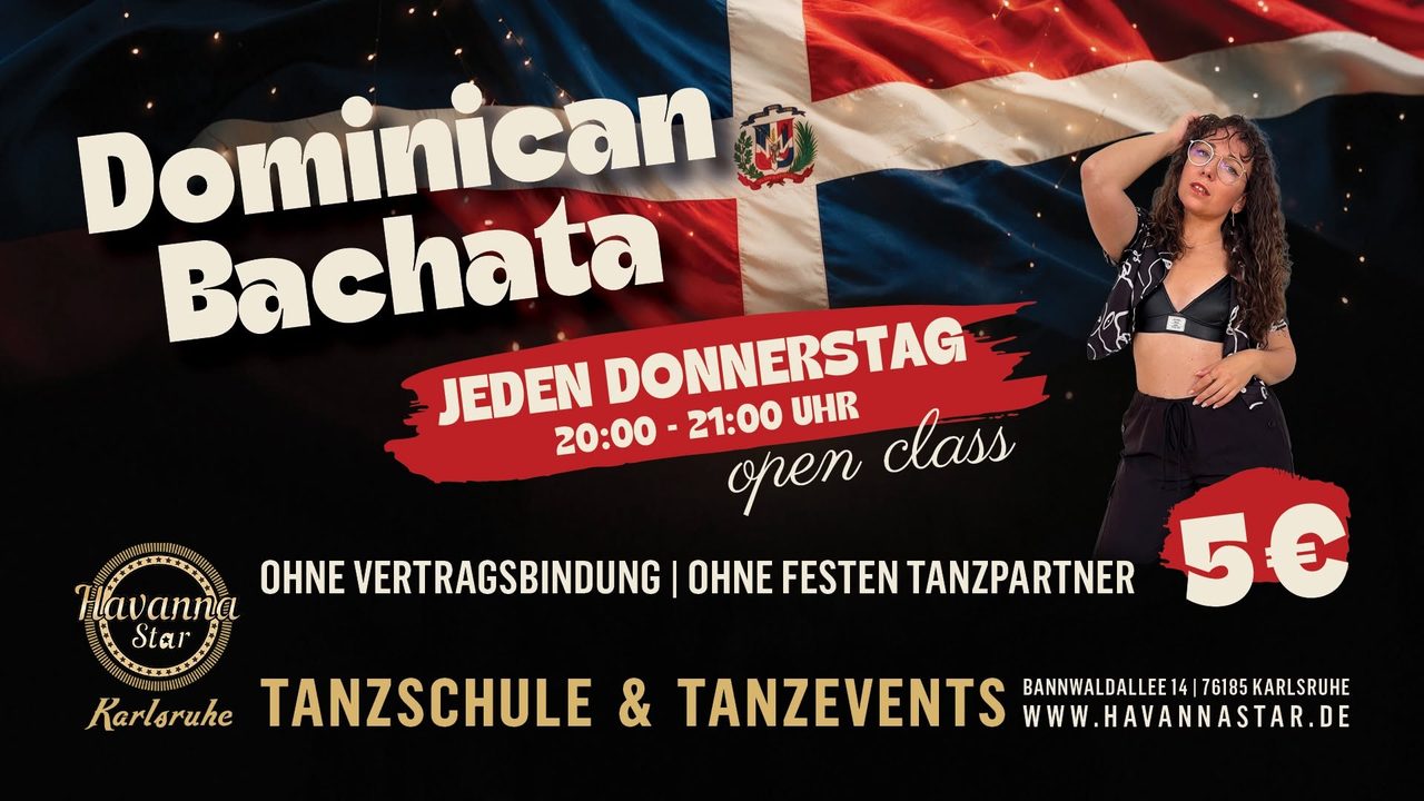 Bachata Dominicana 1 Stunde für 5€ jeden Donnerstag