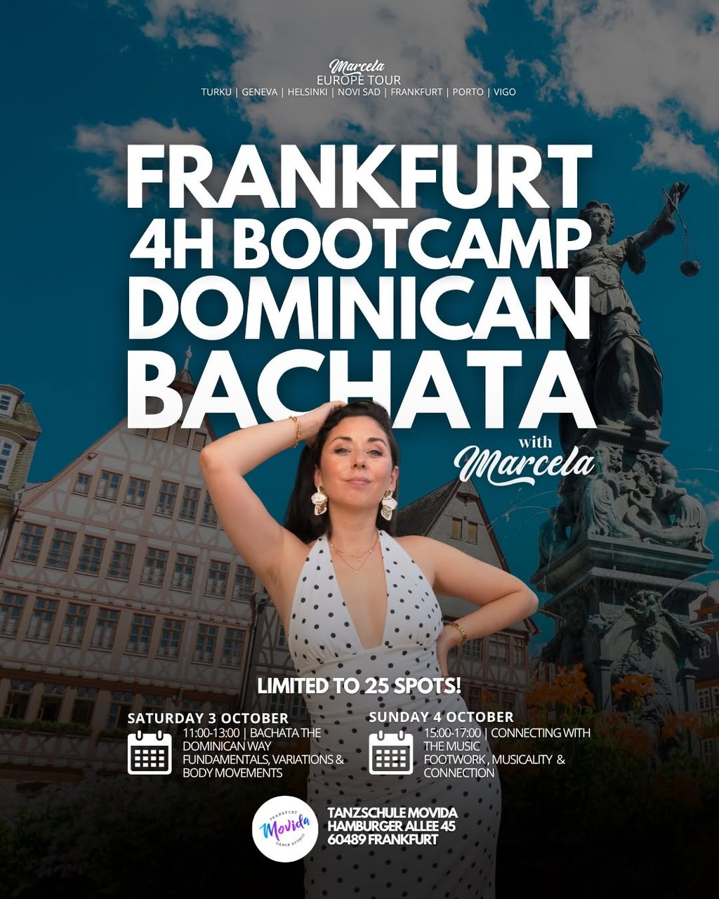Bachata Dominicana Bootcamp mit Marcela