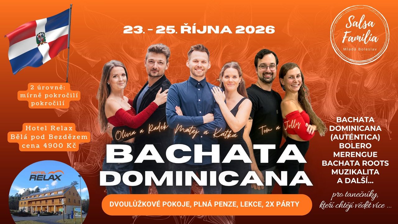Bachata dominicana víkend u Bezdězu