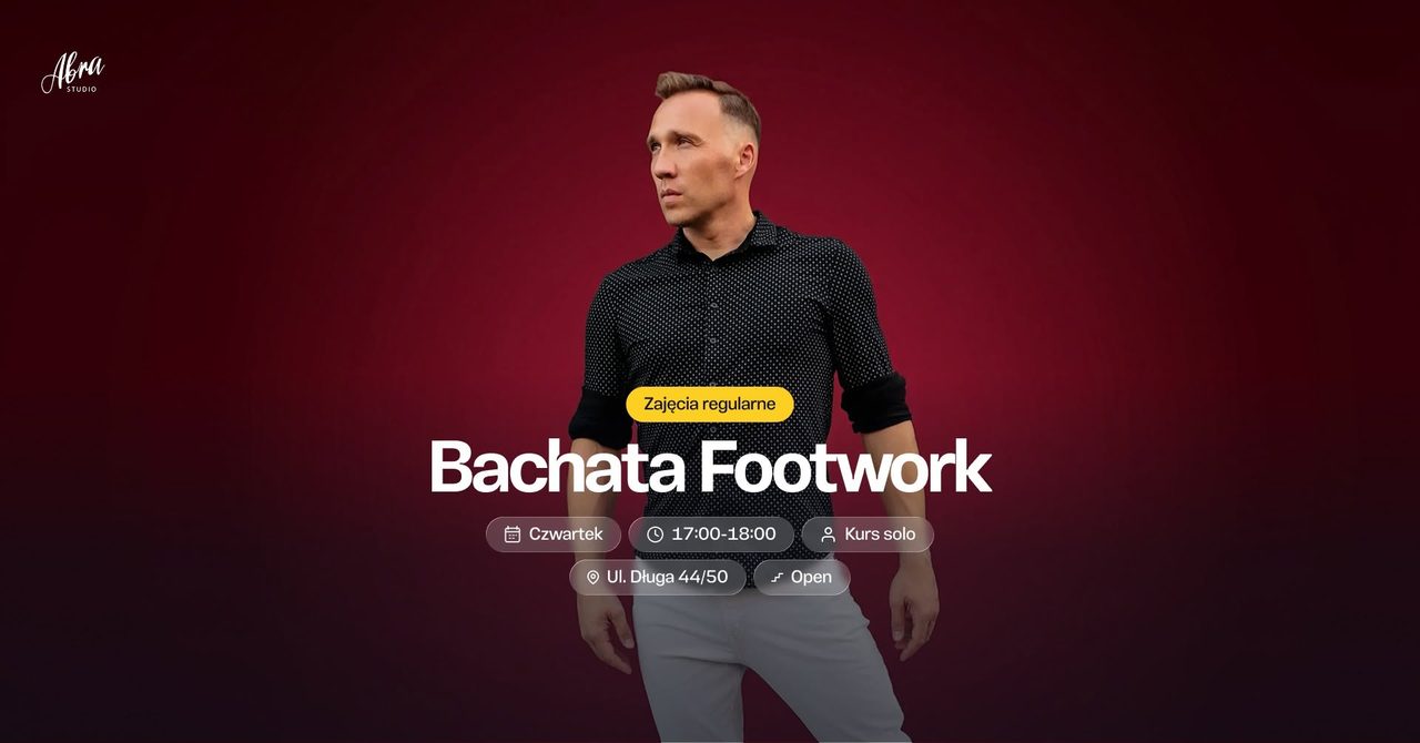 Bachata Footwork z Grzegorzem Winiarkiem poziom Open