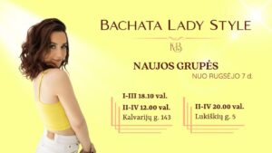 Bachata Lady Style šokių pamokos pažengusioms | Išbandyk nemokamai 💃