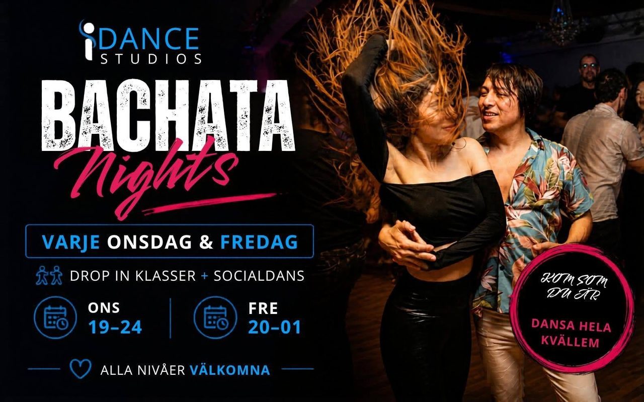 Bachata Nights – Drop in classes + Social Dancing