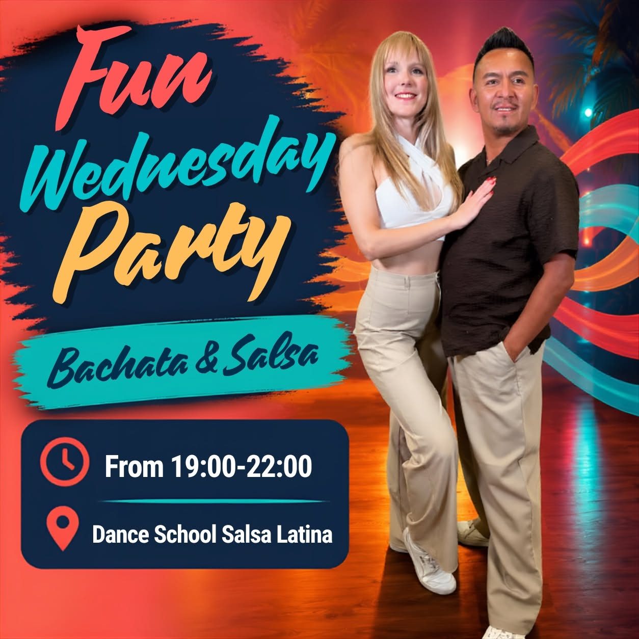 Bachata & Salsa Dance Party on Wednesdays