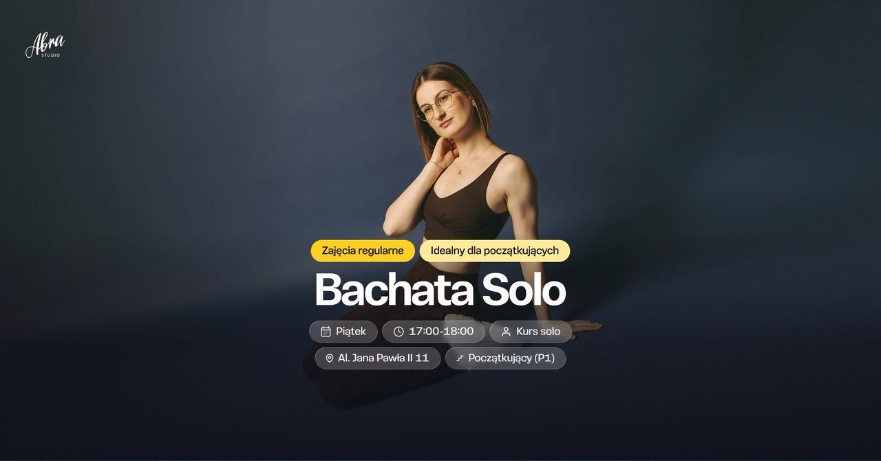Bachata Solo z Karoliną Kamińską dla początkujących (P1)