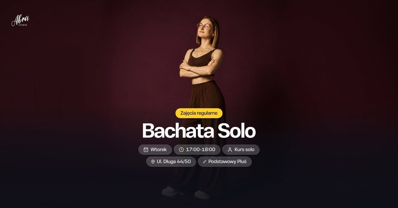 Bachata Solo z Karoliną Kamińską poziom podstawowy plus