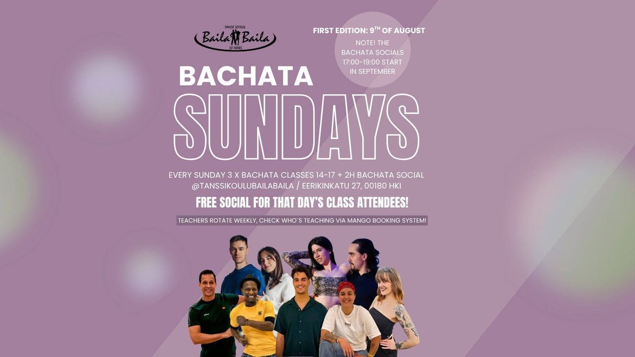 Bachata Sundays – Classes + social!