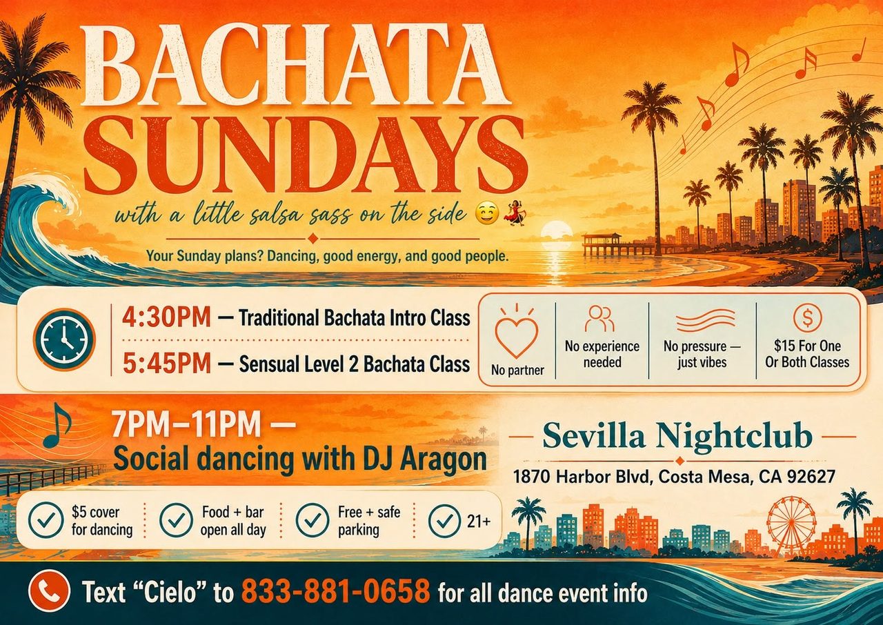 Bachata Sundays In Costa Mesa