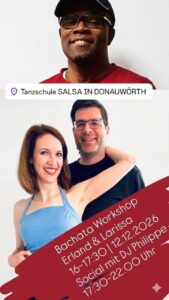 Bachata Workshop mit Salsa/ Bachata/ Kizomba Social
