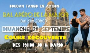 Bal Apéro de la Major /Cours découverte/ Dimanche 20 septembre