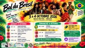 Bal du Brésil « WEEK-END » stages + pratique avec concert