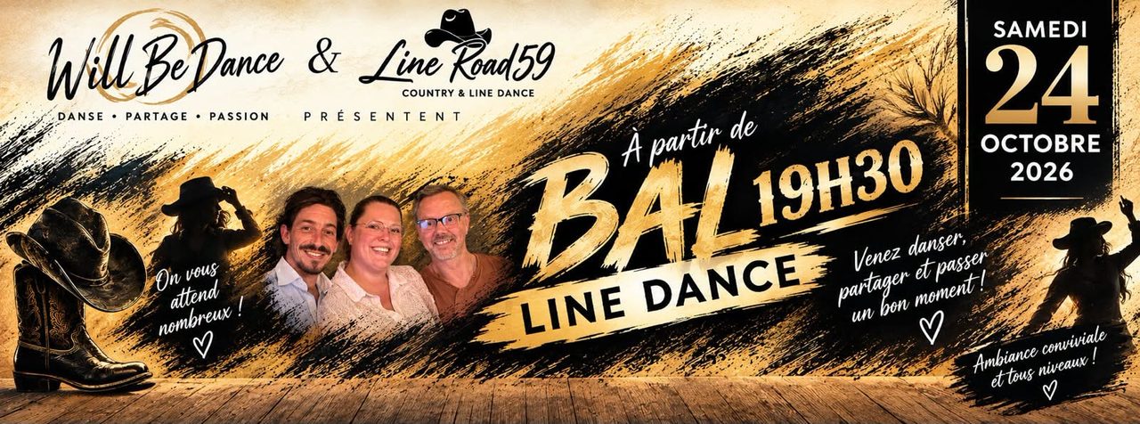 Bal Line Dance en présence de Gwendoline Hopin !