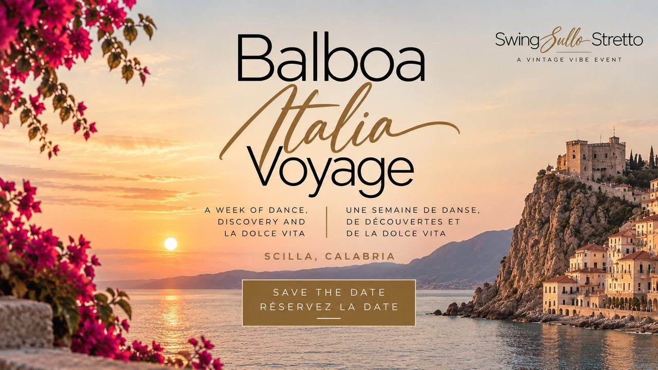 Balboa Italia Voyage — Save the Date*Réservez la date