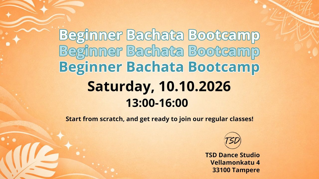 Beginner Bachata Bootcamp – Intensive