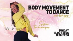 BODY MOVEMENT TO DANCE with Kristin Vambeset – 18.10.2026