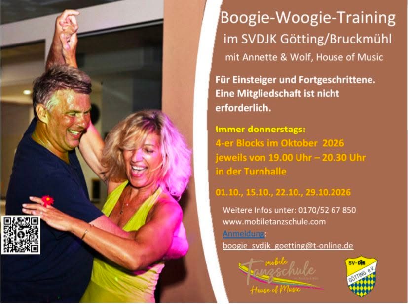 Boogie-Woogie-Training in Götting