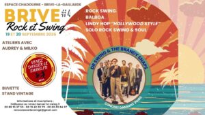 Brive Rock & Swing 4ème éd – 19 et 20 Septembre 2026 – Dr Swing & the Brandy Snaps – Audrey & Milko