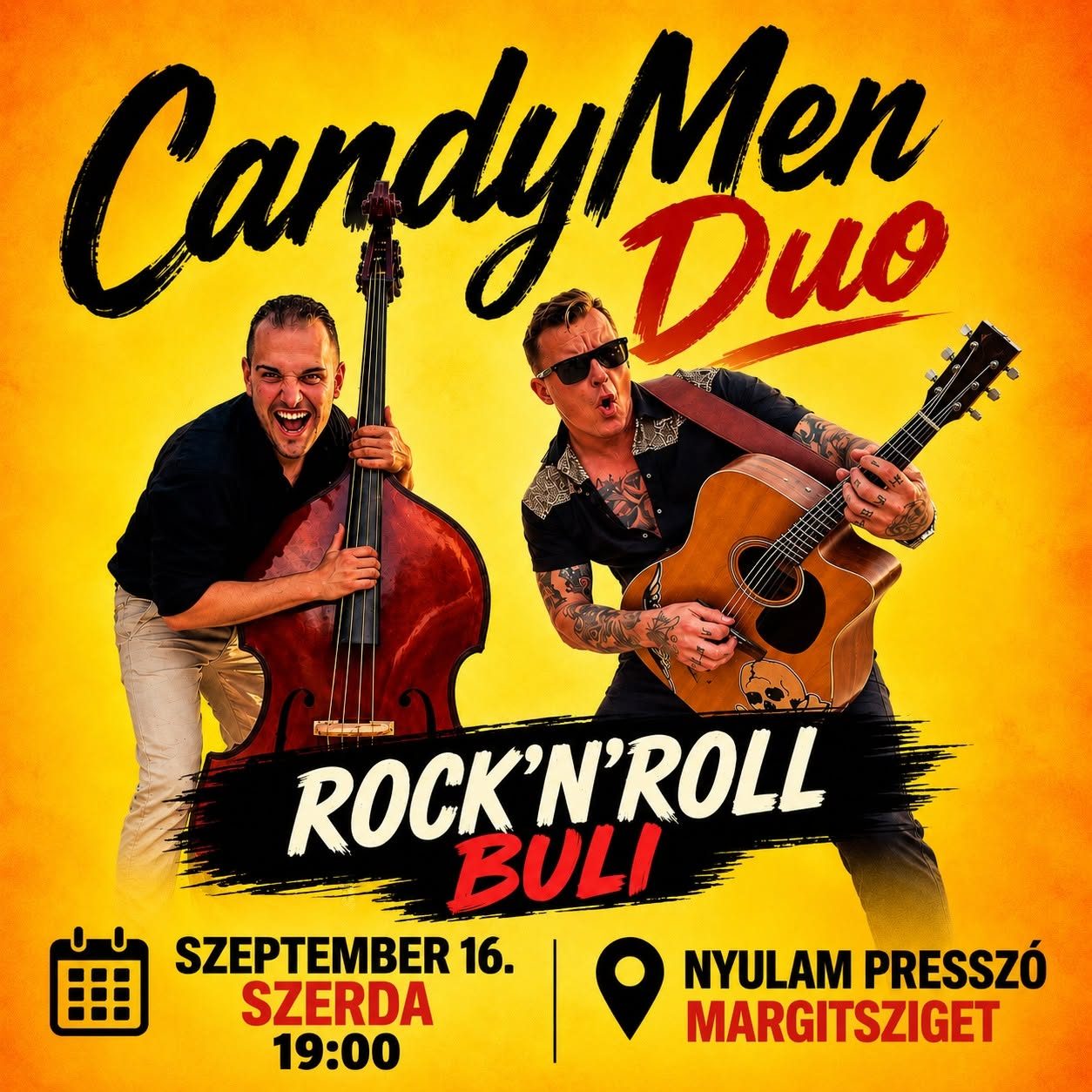 CandyMen Rock&rsquo;n&rsquo;Roll Szerda – Nyulam Presszó Margitsziget