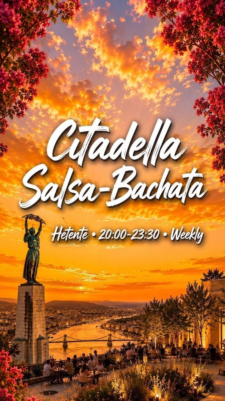 CITADELLA Salsa-Bachata 09.16 • 20:00-23:15 Citadella Kávézó terasz • Panoráma party Szerda
