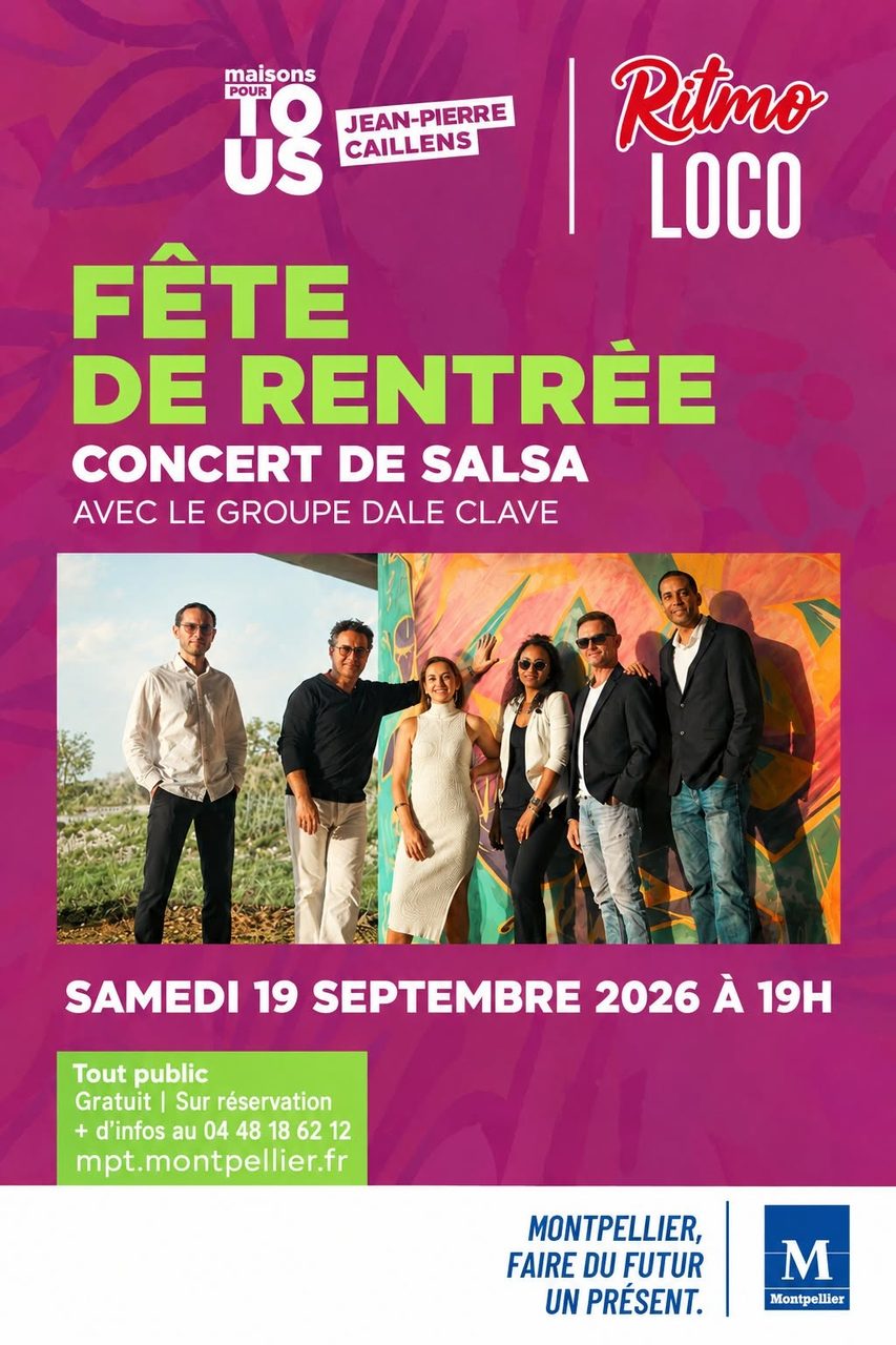Concert de salsa gratuit avec le groupe Dale Clave