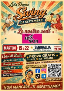 Corsi di Ballo SWING a Senigallia – Prove Gratuite