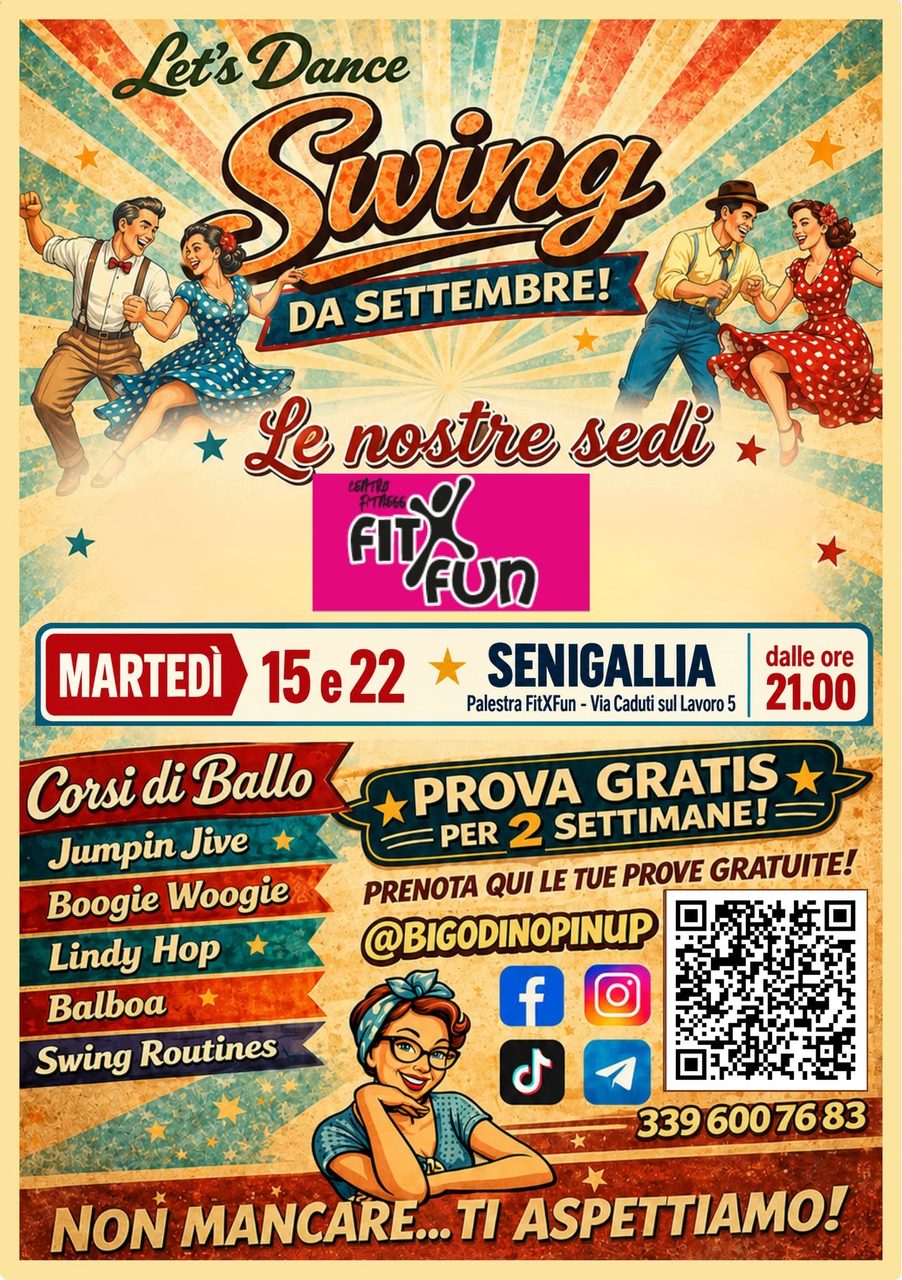Corsi di Ballo SWING a Senigallia – Prove Gratuite