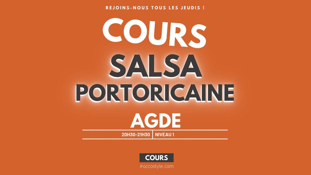 🔥 Cours Annuel de Salsa Portoricaine (Niveau 1) avec Occo Style ! 💃🕺