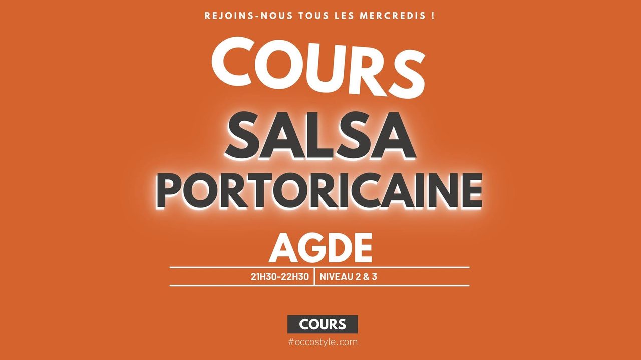 🔥 Cours Annuel de Salsa Portoricaine (Niveaux 2 & 3) avec Occo Style ! 💃🕺