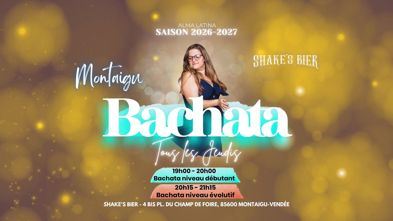 Cours de Bachata Débutant et Bachata Évolutif – Montaigu – Saison 2026-27