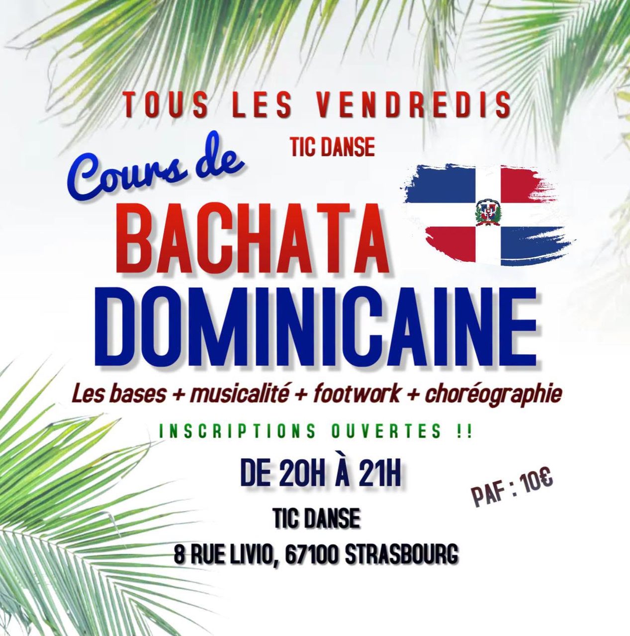 COURS DE BACHATA DOMINICAINE 🇩🇴 TIC Danse