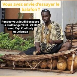 Cours de BALAFON avec Yayi Koulibaly