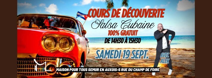Cours de découverte SALSA CUBAINE-GRATUIT- Maison Pour Tous-Semur en Auxois