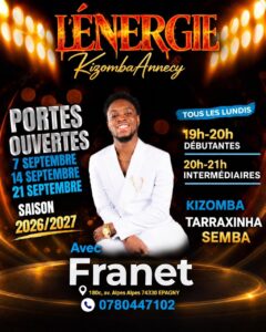 Cours de Kizomba, Tarraxinha, Semba