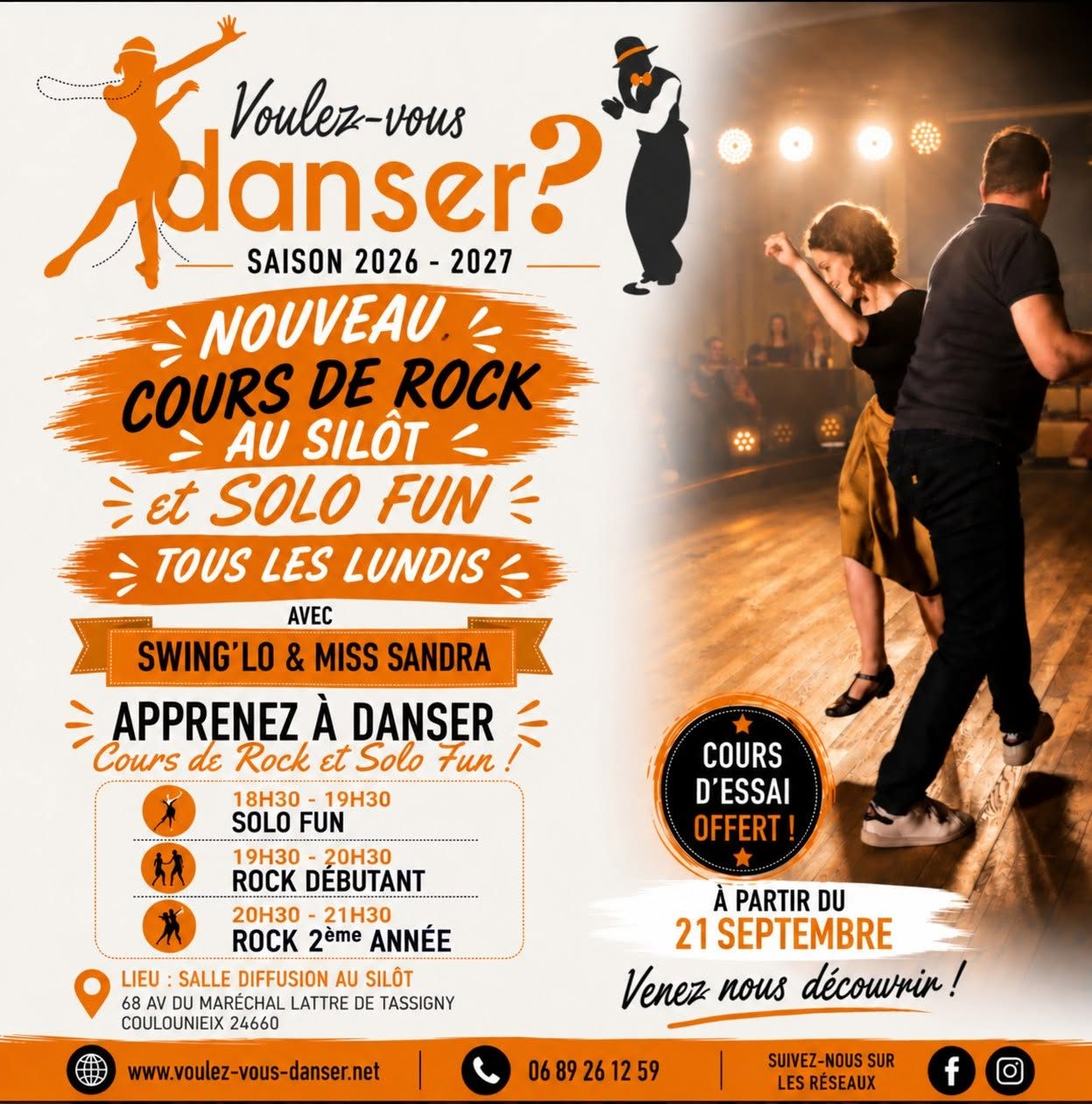 COURS DE ROCK AU SILOT ET SOLO FUN