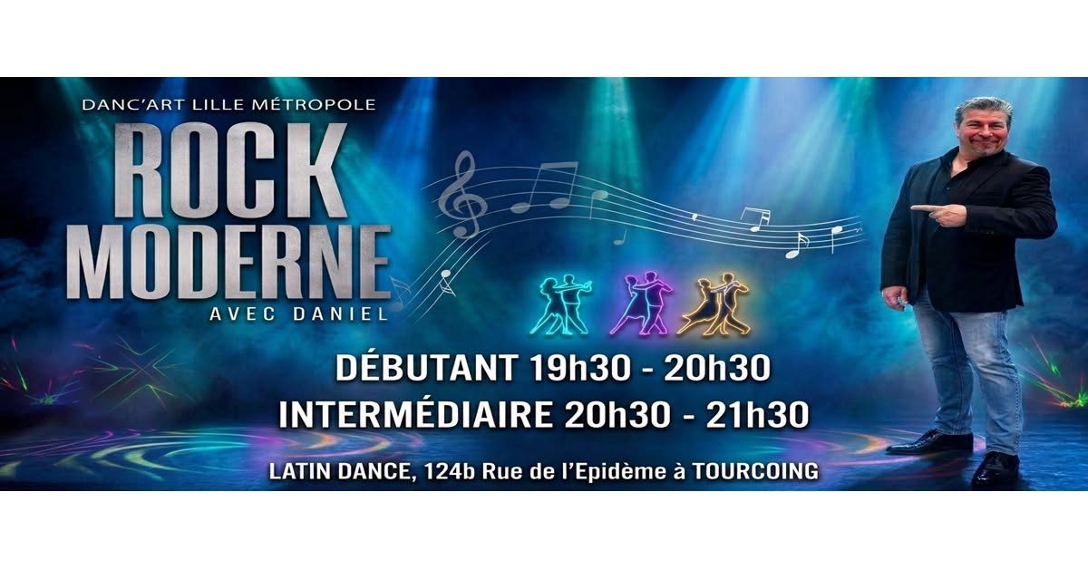 Cours de Rock Moderne avec Daniel le Mercredi dès 19h30 au Latin Dance – Tourcoing