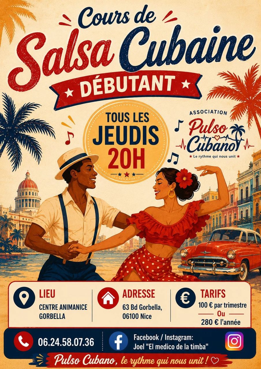 Cours de Salsa Cubaine Débutant