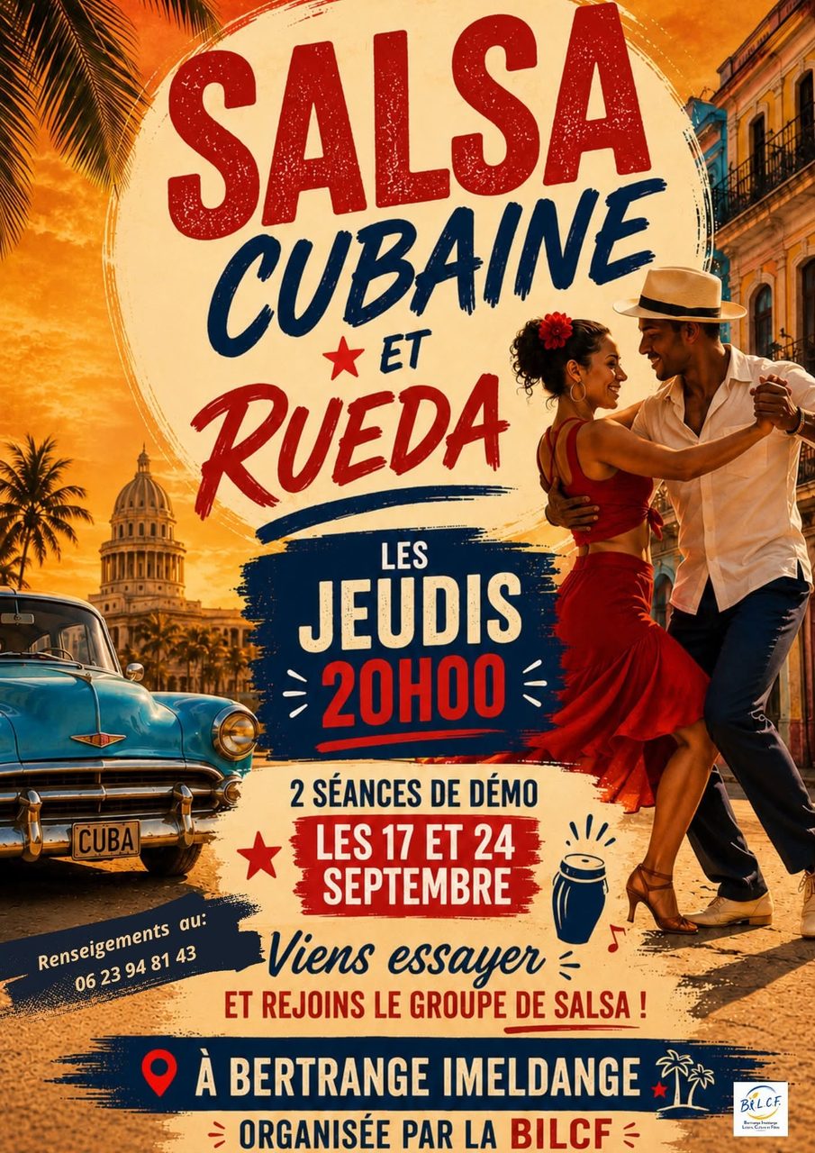 Cours de SALSA et BACHATA @ Rombas