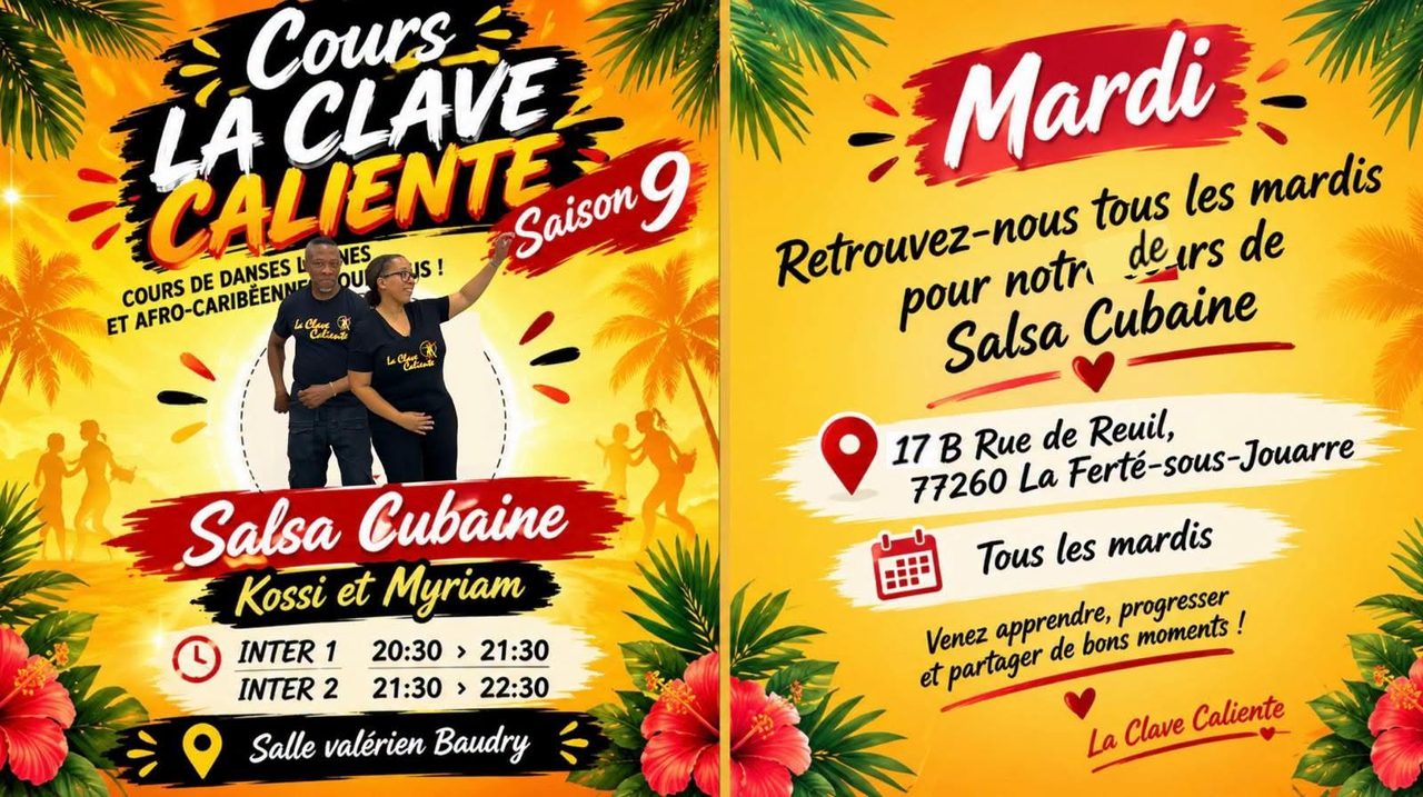 Cours de Salsa Intermédiaire avec Kossi et Myriam