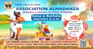 COURS DÉBUTANTS (NIVEAU 2) DE SALSA & BACHATA