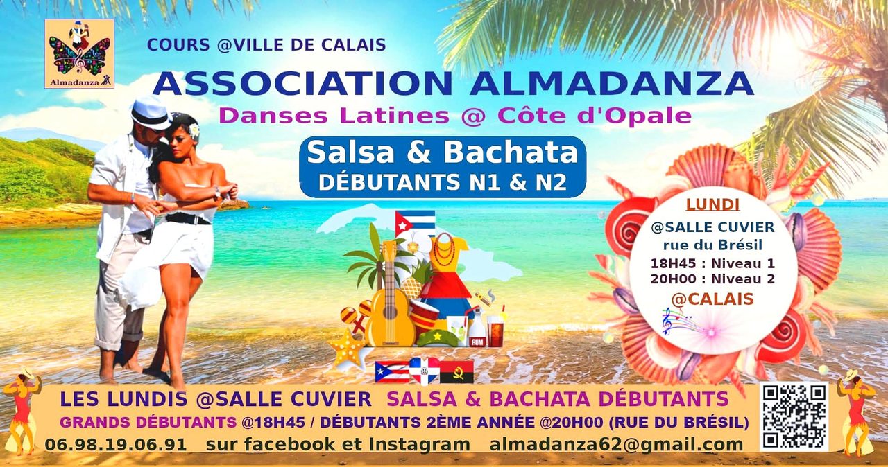 COURS DÉBUTANTS (NIVEAU 2) DE SALSA & BACHATA