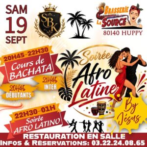 Cours et Soirée Afrolatine