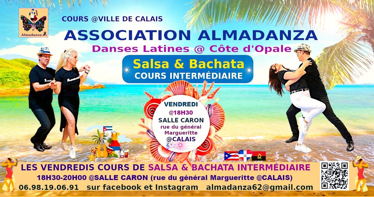 COURS INTERMÉDIAIRE DE SALSA & BACHATA