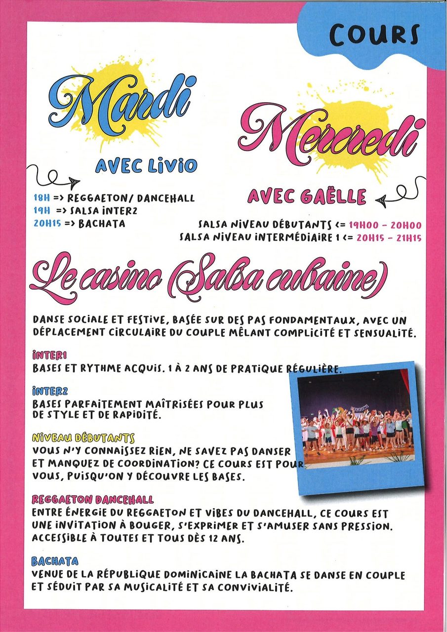 Cours Salsa Cubaine