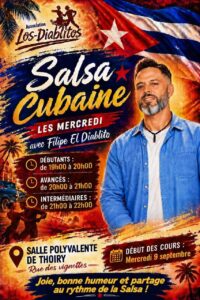 Cours Salsa Cubaine, (mercredi) avec Filipe El Diablito