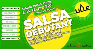 Cours Salsa Grand Débutant le Mardi Lille