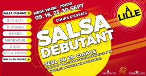 Cours Salsa Grand Débutant le Mercredi Lille